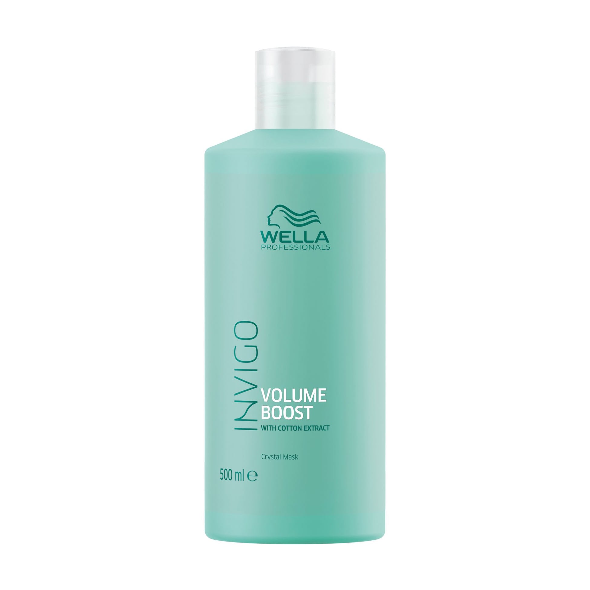 Маска-кристал для волосся Wella Professionals IInvigo Volume Boost для додання об'єму, ущільнювальна, з екстрактом бавовни, 500 мл